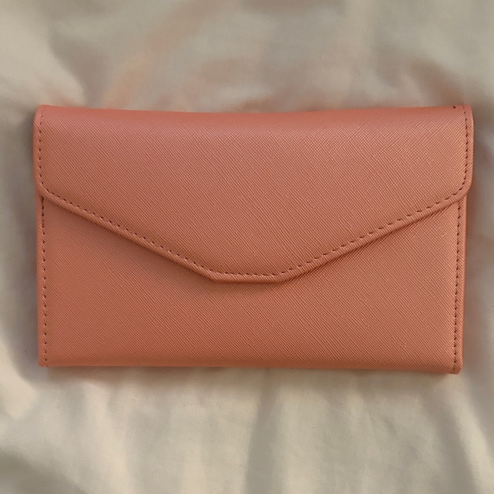 Elegant Coral Women's travel wallet/clutch
